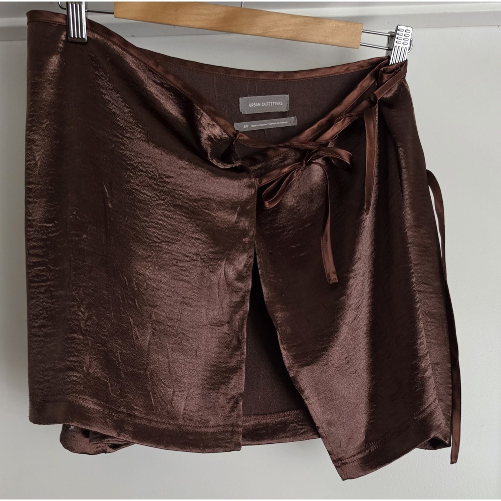 Urban Outfitters Mini Skirt Size S Brown Women Casual Short Skater